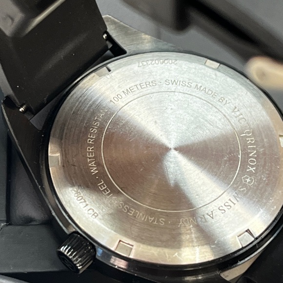 Victorinox Black and Silver Men's Watch - Picture 5 of 10